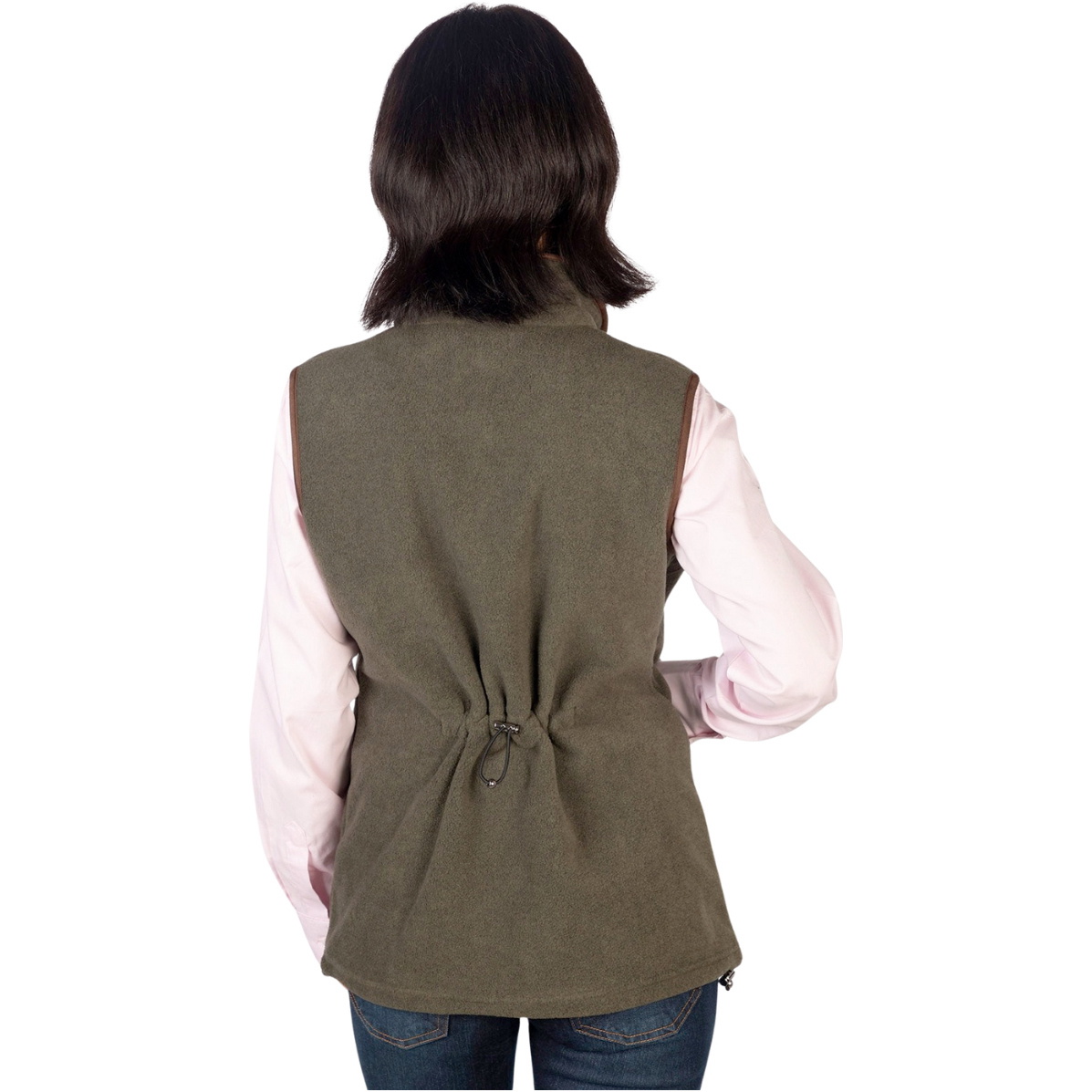 2025 Rydale Womens Huggate Fleece Weste 406111 - Khaki